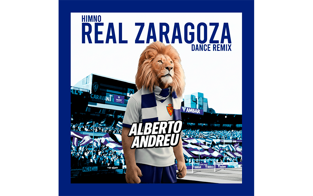 Alberto Andreu lanza el remix del himno del Real Zaragoza para conquistar las Fiestas del Pilar